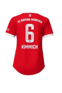 Fotbalové Dres Bayern Munich Joshua Kimmich #6 Dámské Domácí Oblečení 2022-23 Krátký Rukáv